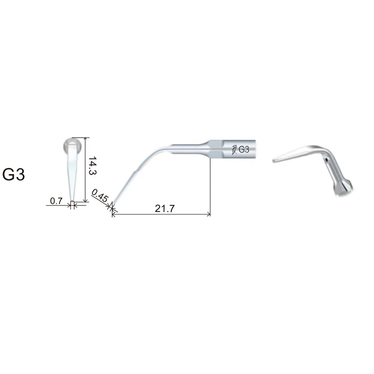 Woodpecker Scaler Tip G3 for UDS & EMS Scalers