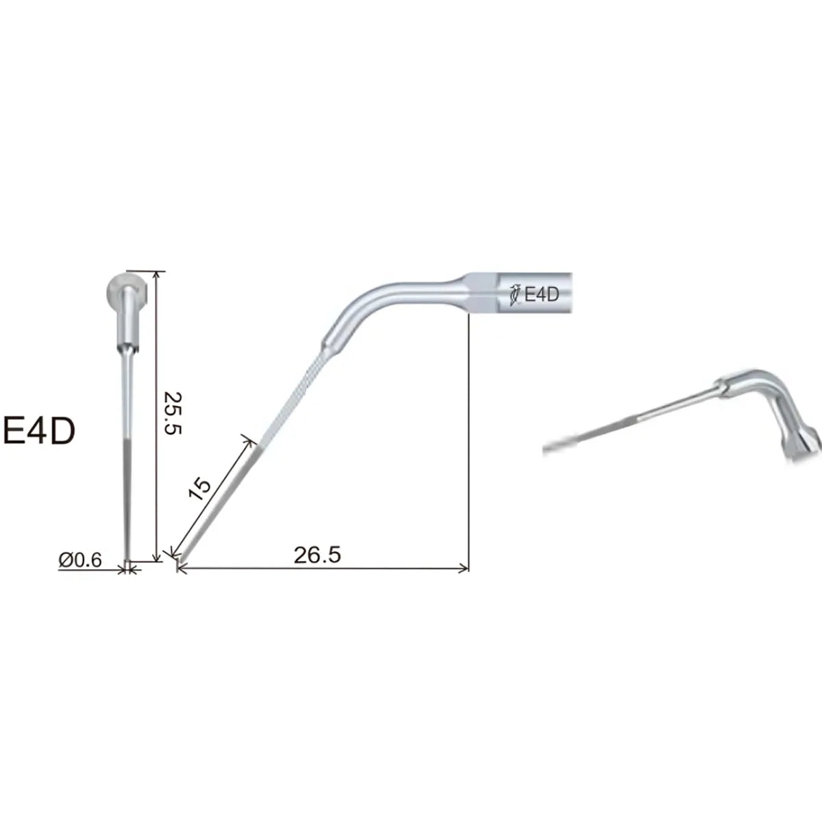 Woodpecker Scaler Tip E4D for UDS & EMS Scalers