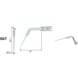 Woodpecker Scaler Tip ED7 for DTE & Satelec Scalers