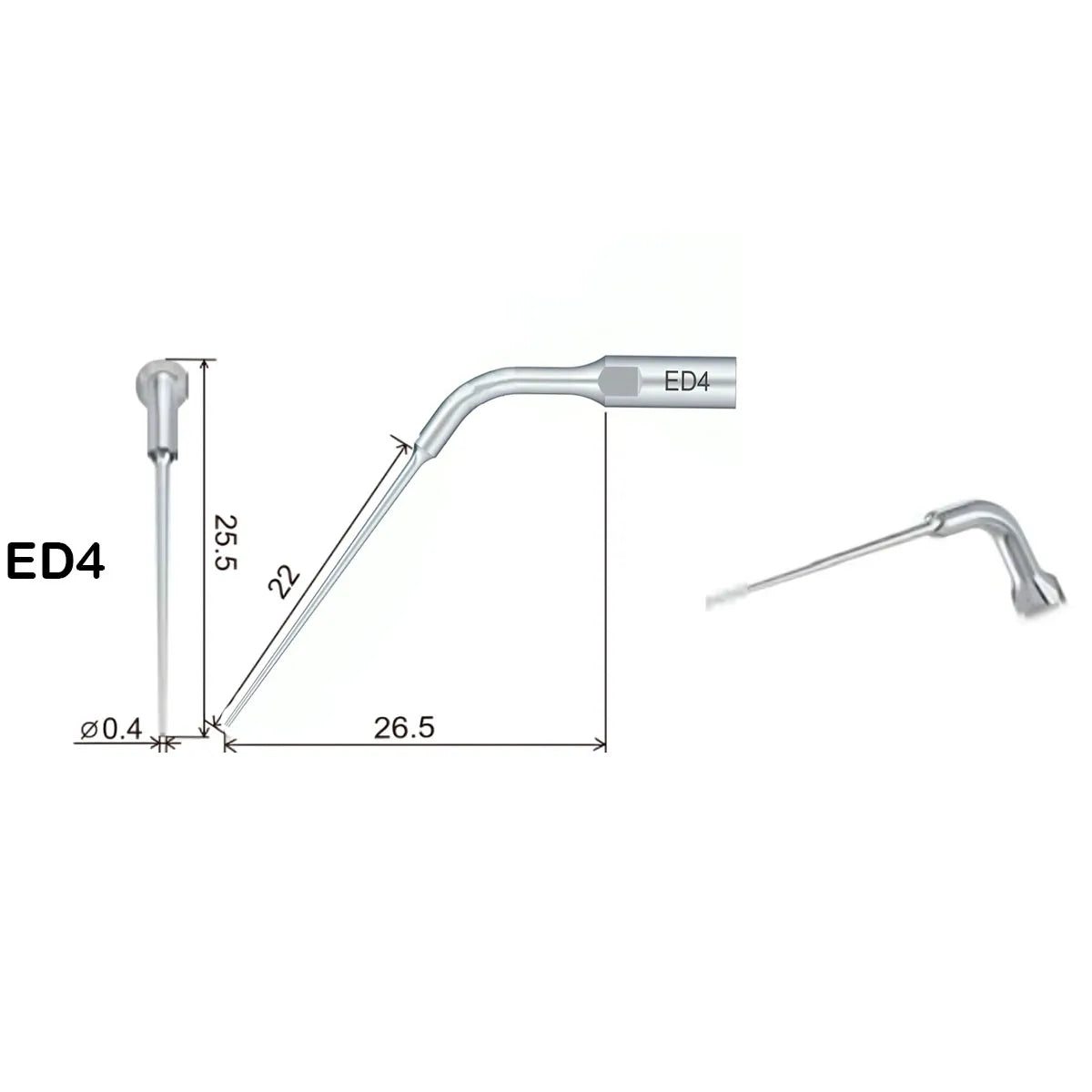 Woodpecker Scaler Tip ED4 for DTE & Satelec Scalers