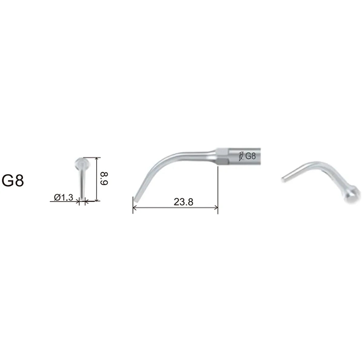 Woodpecker Scaler Tip G8 for UDS & EMS Scalers