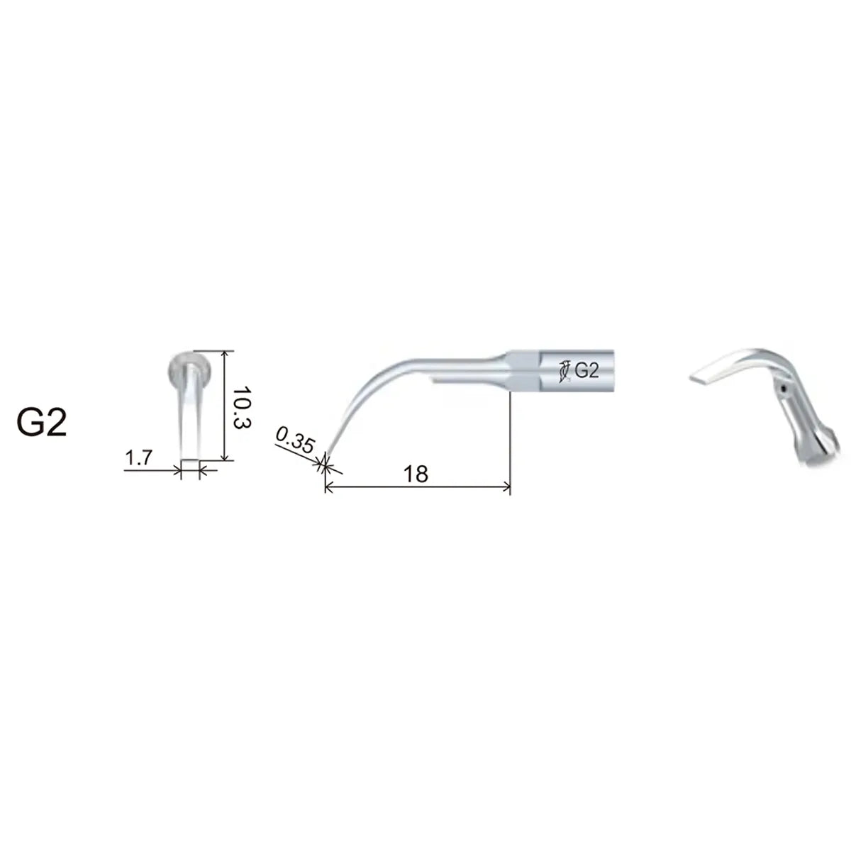Woodpecker Scaler Tip G2 for UDS & EMS Scalers