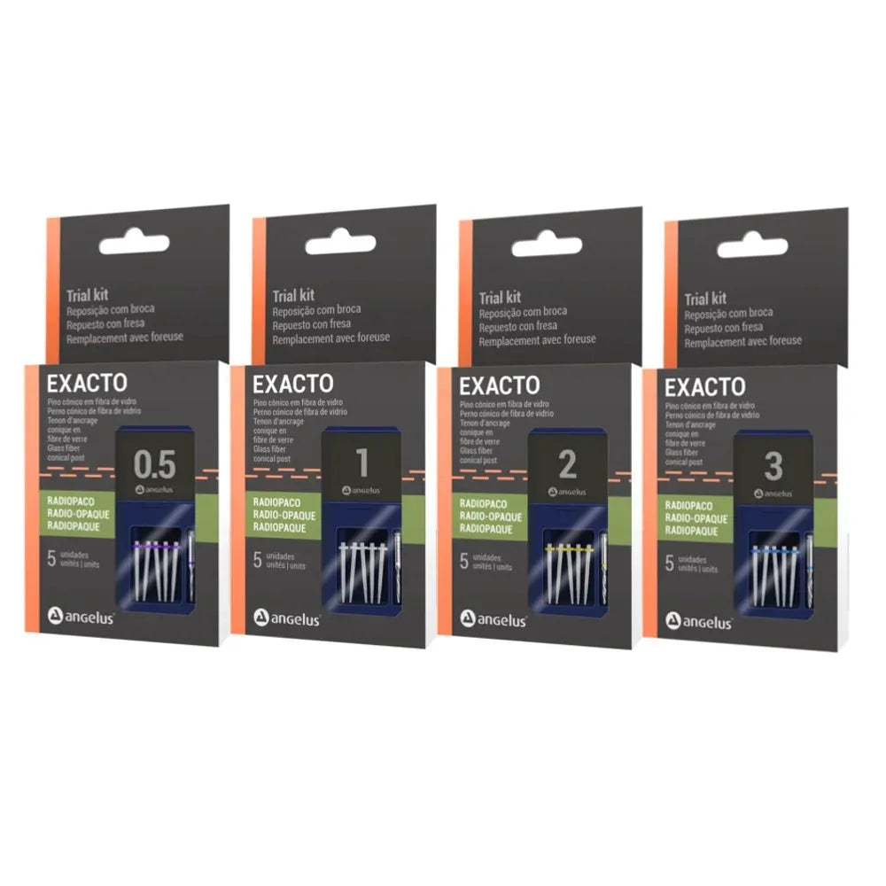 Angelus Exacto Trial Pack Glass Fiber Post