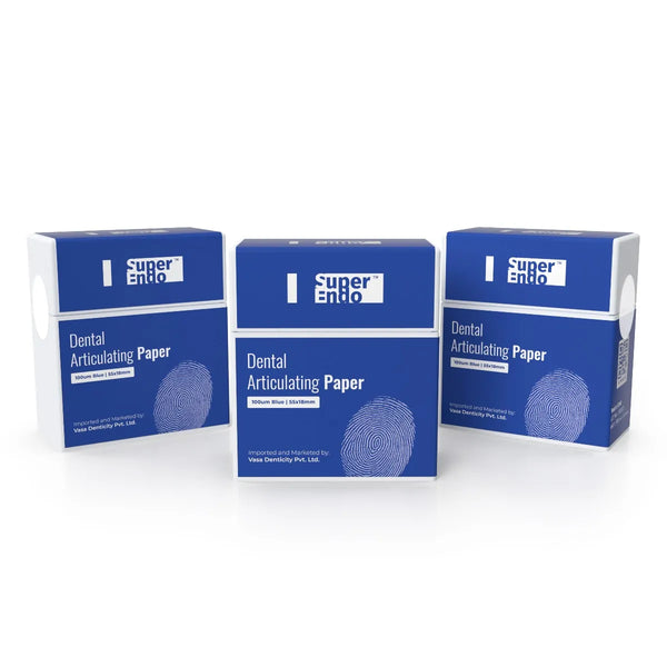 SuperEndo Dental Articulating Paper 100um Blue (Pack of 240)
