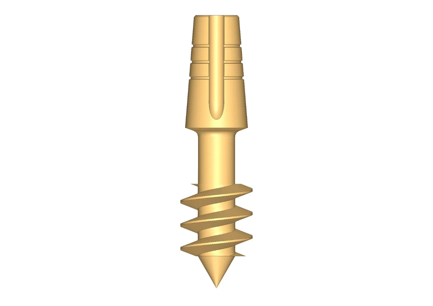 Impact Bicortical Screw Sharp Tip Dental Implant 4.5 mm