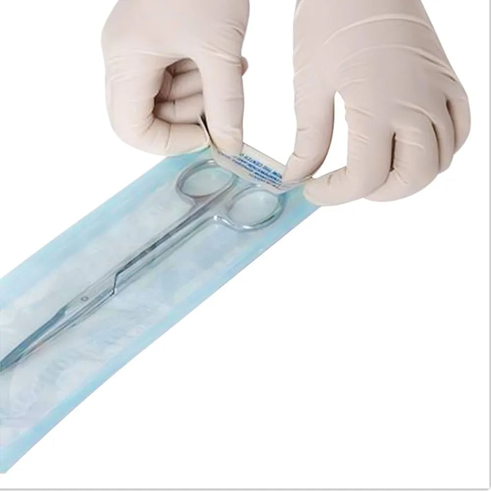 Self Sealing Sterilization Pouches 3.5" X 10" (90 x 260mm) - Pack Of 200