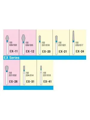 Refer & Earn Mani Diamond Burs - Special (Extra) Shape / Ex Series