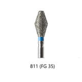 Prima Dental Barrel Bur FG Diamond (Pack Of 5 Burs)