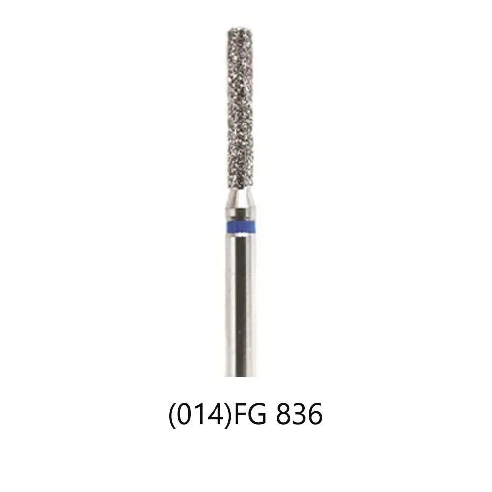 Prima Dental Cylinder Flat End Bur (Pack Of 5 Burs)