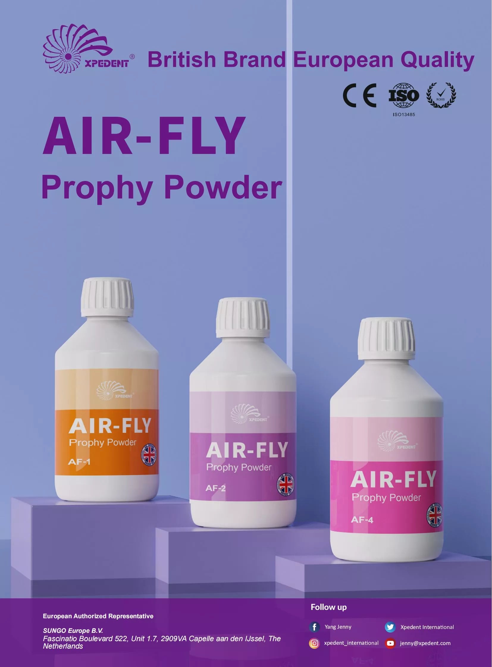 Xpedent  Air fly Prophy Powder