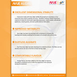 AvueAlgin - Non Chromatic, Dust Free, Dental Alginate Impression Material
