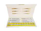 AVUE AvueAurum - Aurum (Gold) Heat Treated Rotary File System - Pack of 6