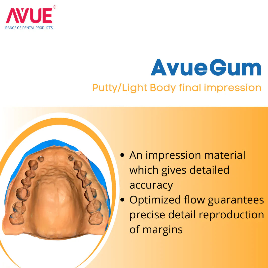 AVUE AvueGum Putty - Very Heavy Body Addition Silicone Impression Material