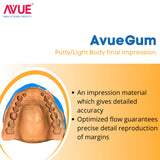 AVUE AvueGum Putty - Very Heavy Body Addition Silicone Impression Material