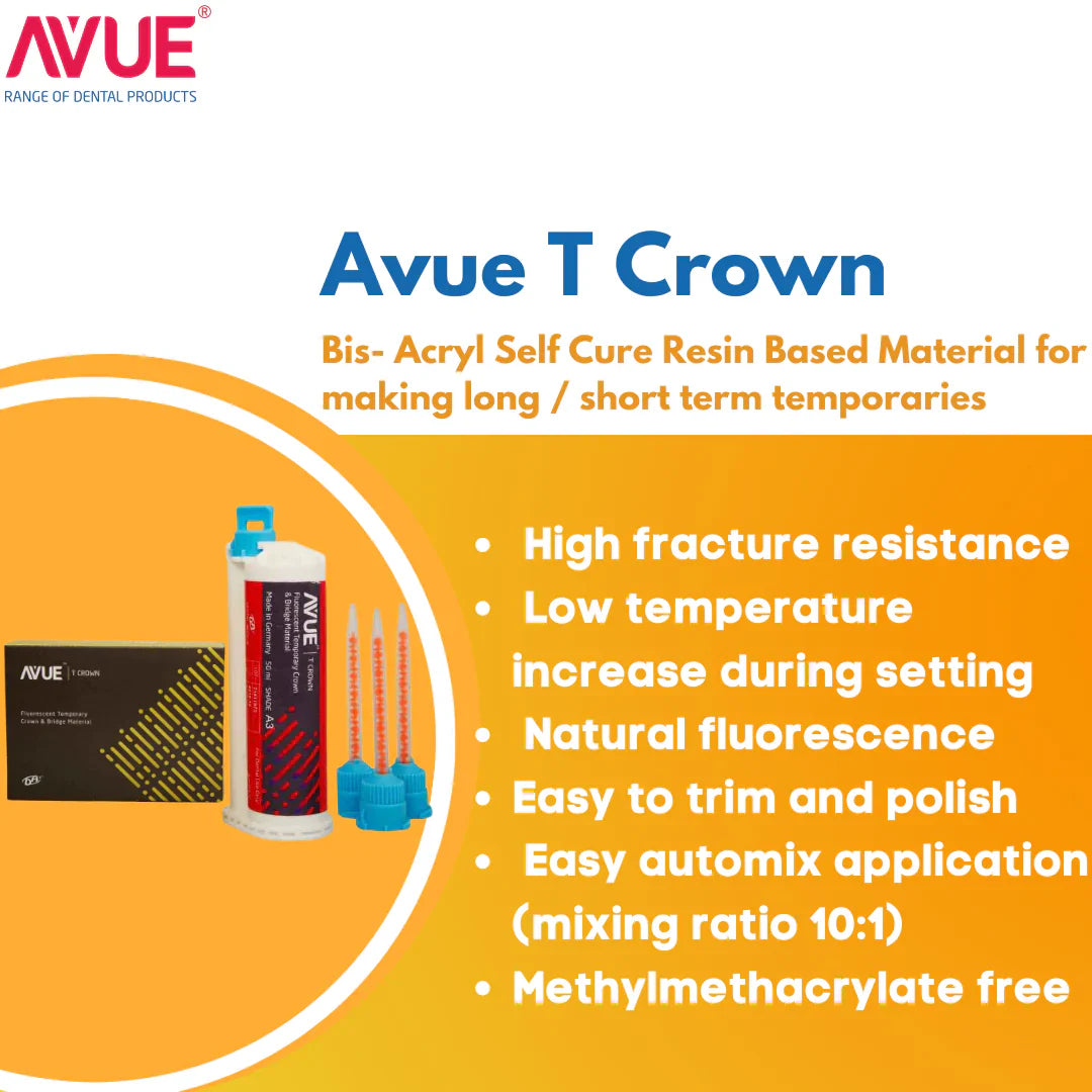 AVUE AvueT Crown - Flurorescent Temporary Crown & Bridge Material