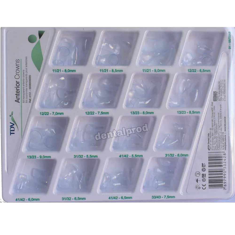 TDV Anterior Crown Kit ( Dental Permanent Restoration Material )