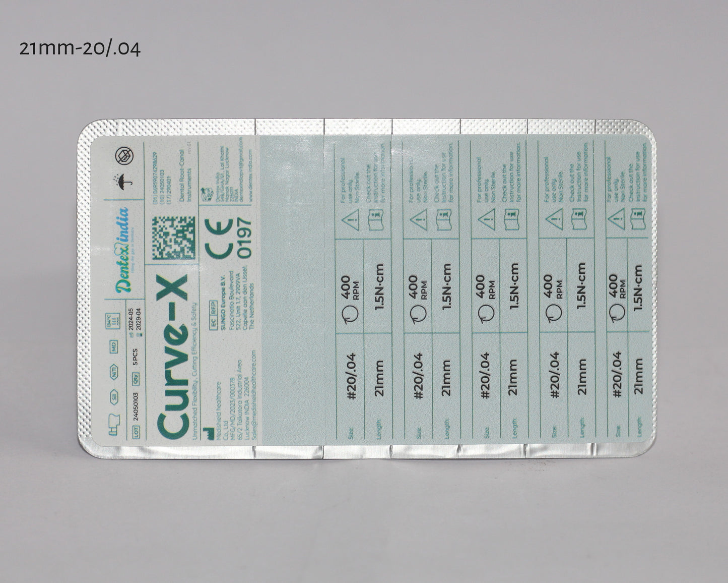 Curve-X Rotary Files 21mm