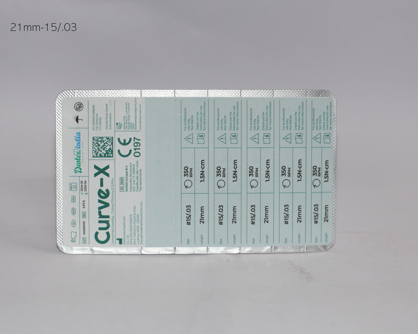 Curve-X Rotary Files 21mm