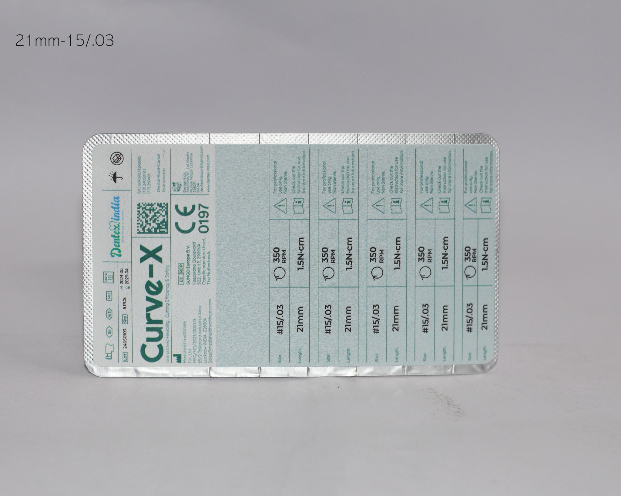 Curve-X Rotary Files 21mm