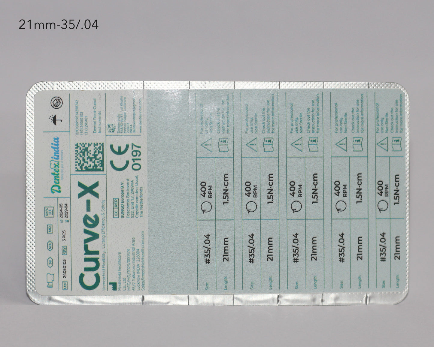 Curve-X Rotary Files 21mm