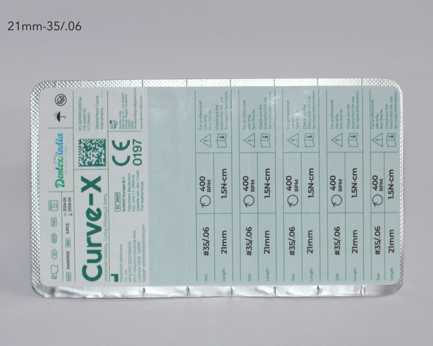 Curve-X Rotary Files 21mm