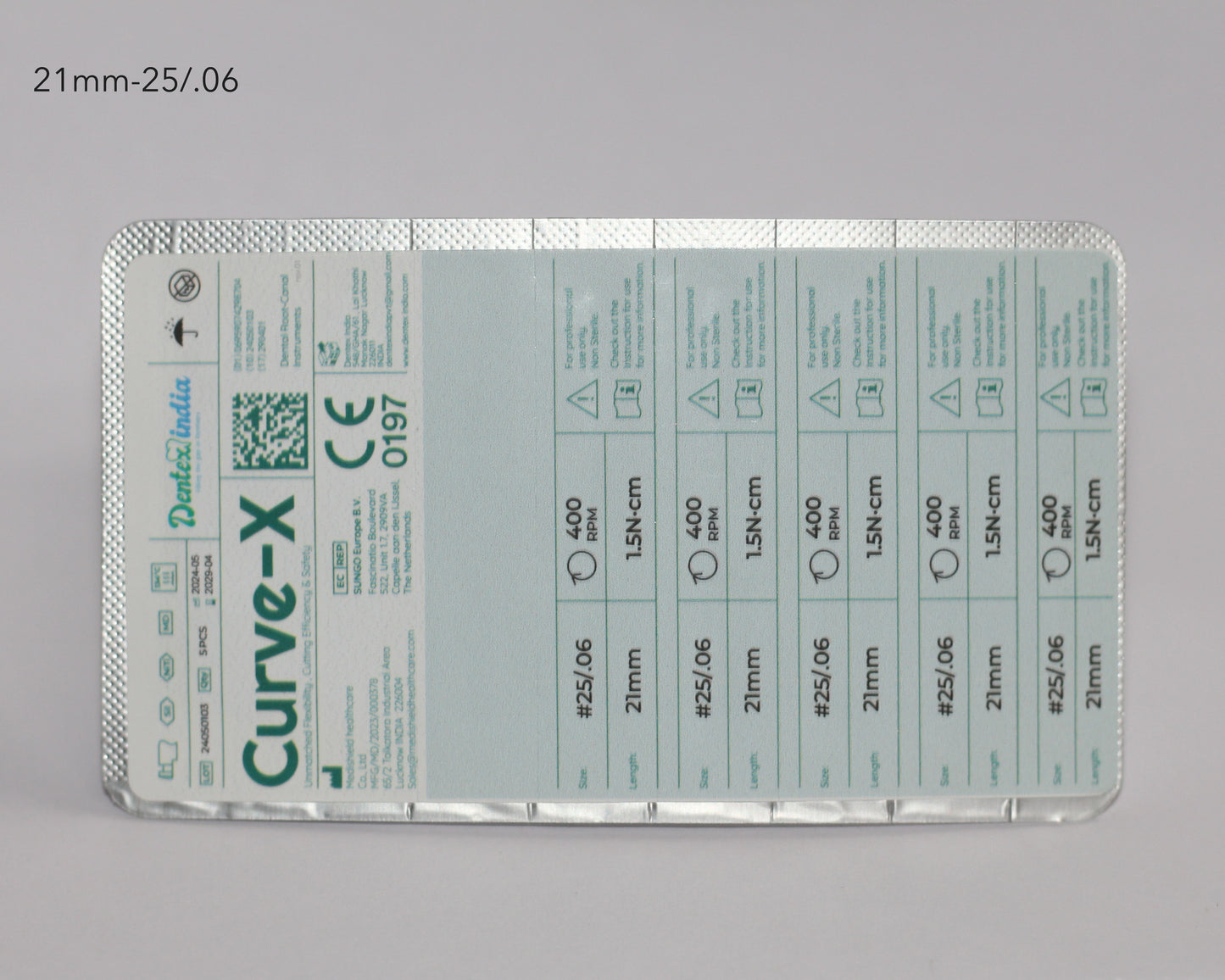 Curve-X Rotary Files 21mm
