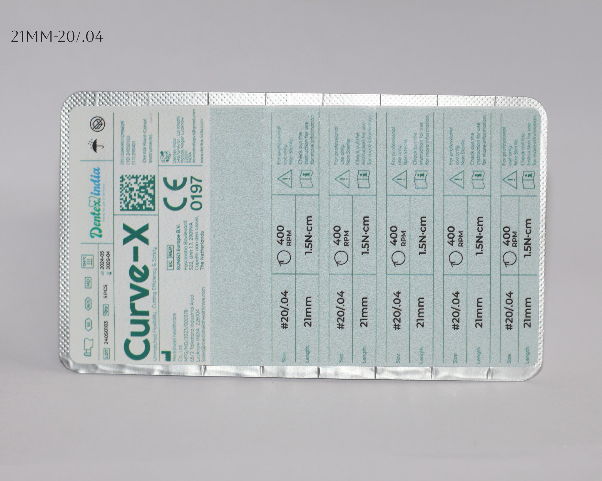 Curve-X Rotary Files 21mm