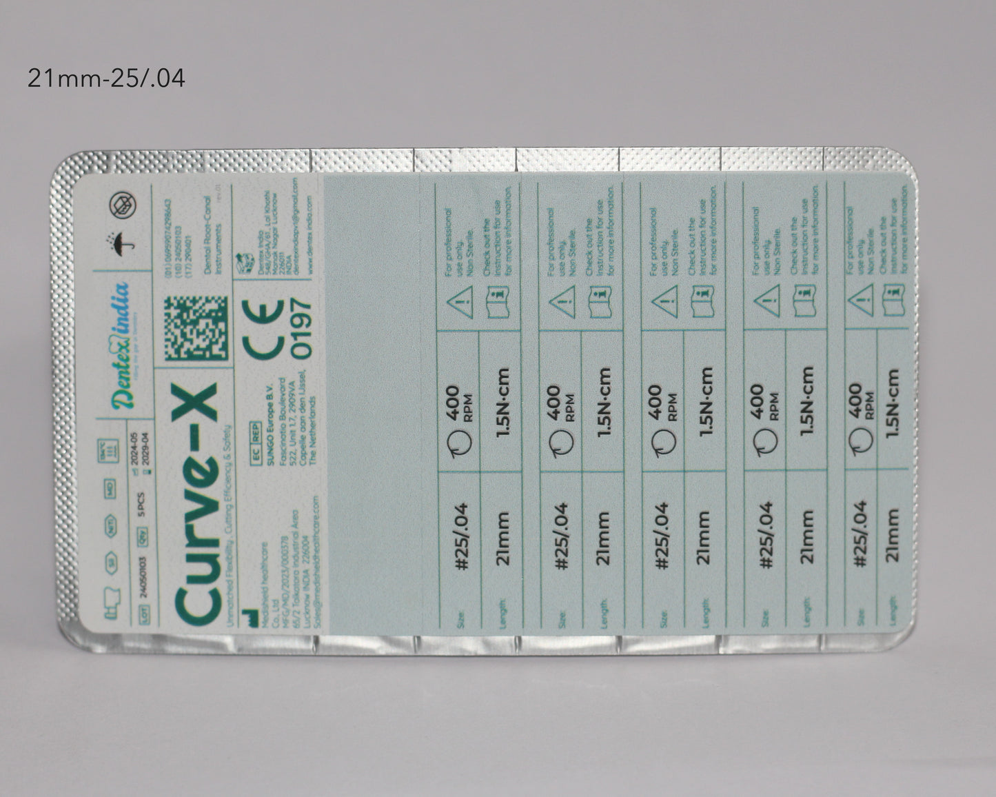 Curve-X Rotary Files 21mm