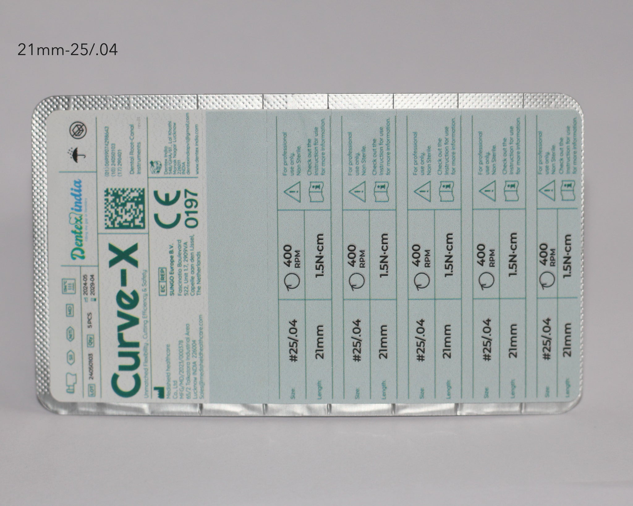 Curve-X Rotary Files 21mm
