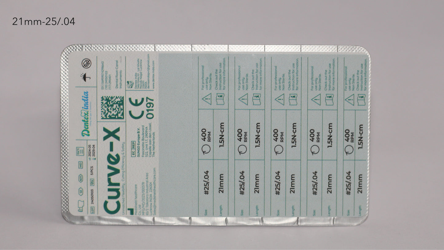 Curve-X Rotary Files 21mm