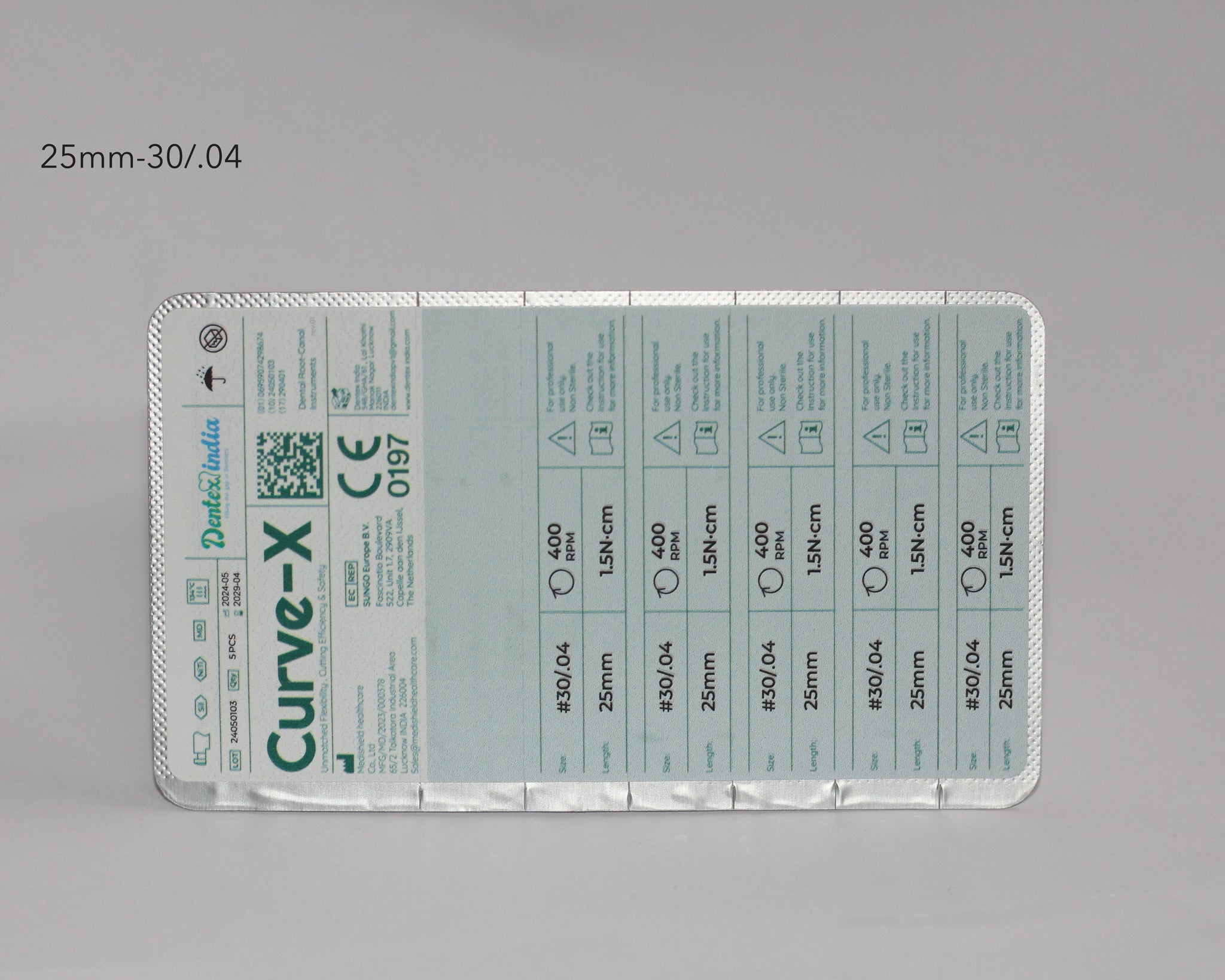 Curve-X Rotary Files 25mm