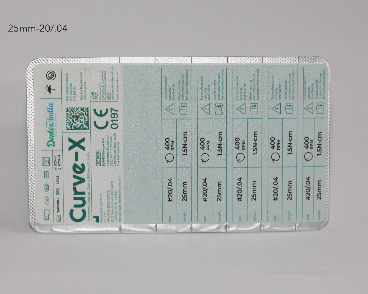 Curve-X Rotary Files 25mm