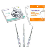 OrthoMetric U Clip Self Ligating Bracket Kit Roth 022 - (10.45.2304)