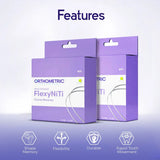 OrthoMetric Flexy NiTi Reverse Curve Intraoral Archwires - Round (10/Pk)