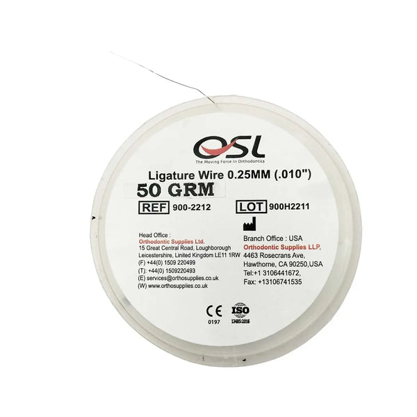 OSL Stainless Steel Ligature Wire Spools - 50gm
