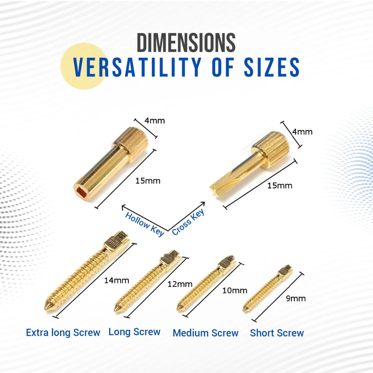 EndoKing Dental Conical Screw Posts