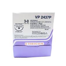 Ethicon Vicryl #5-0 Absorbable Violet Braided Suture