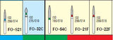 Mani Diamond Burs - Flame Ogival End / Fo Series