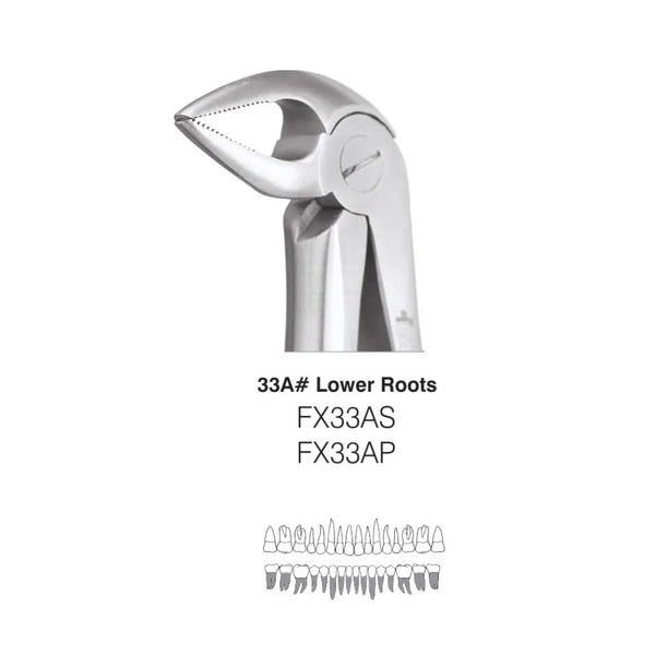 GDC Extraction Forceps Lower Roots Premium - (FX33AP)