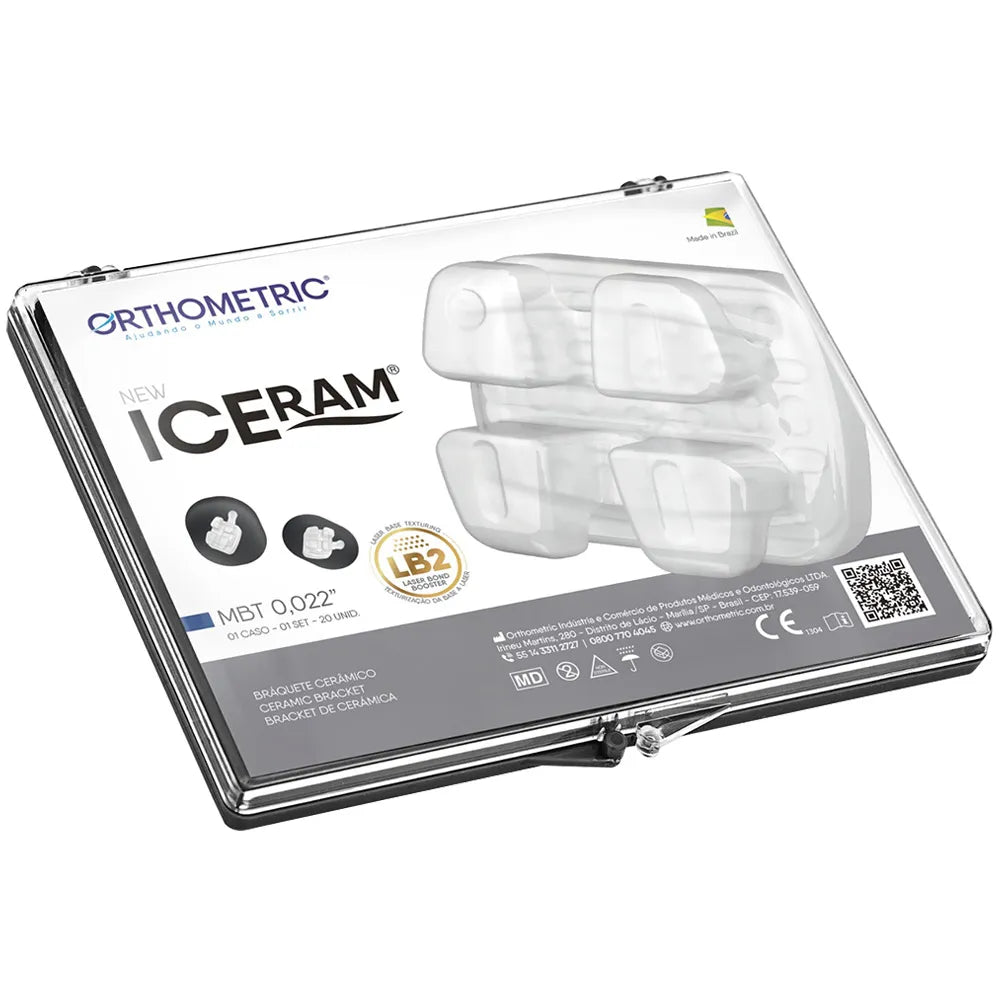 OrthoMetric New Iceram Ceramic Bracket Kit MBT 022 - (10.84.2000)