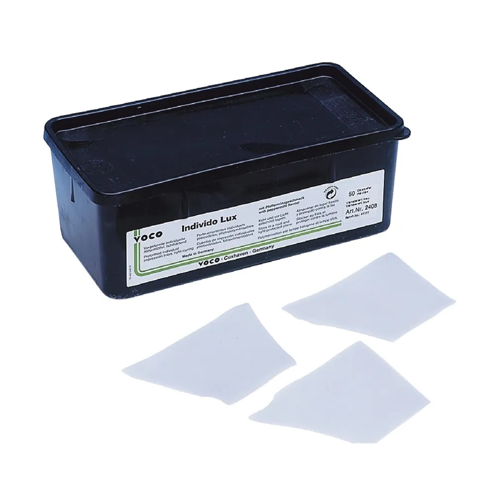 Voco Individo Lux - Maxillae 50 Pcs Transparent Blue