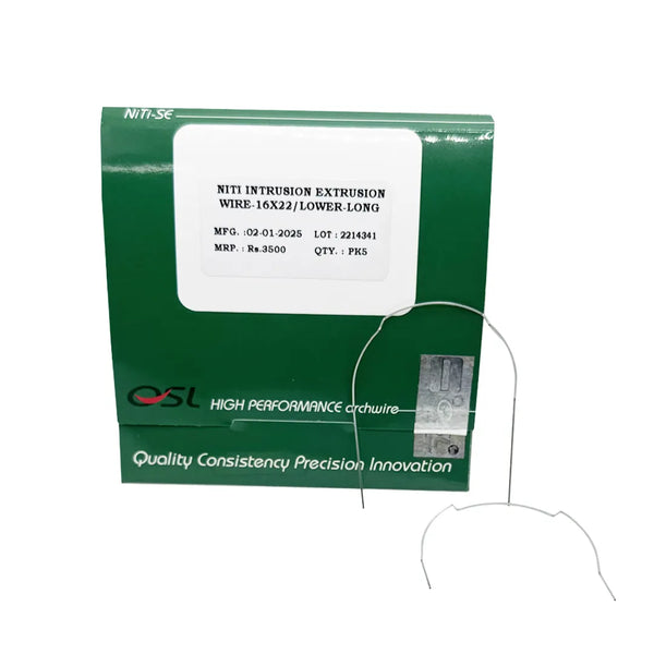 OSL CIA NiTi Intrusion Extrusion Archwires Long (Pack Of 5)