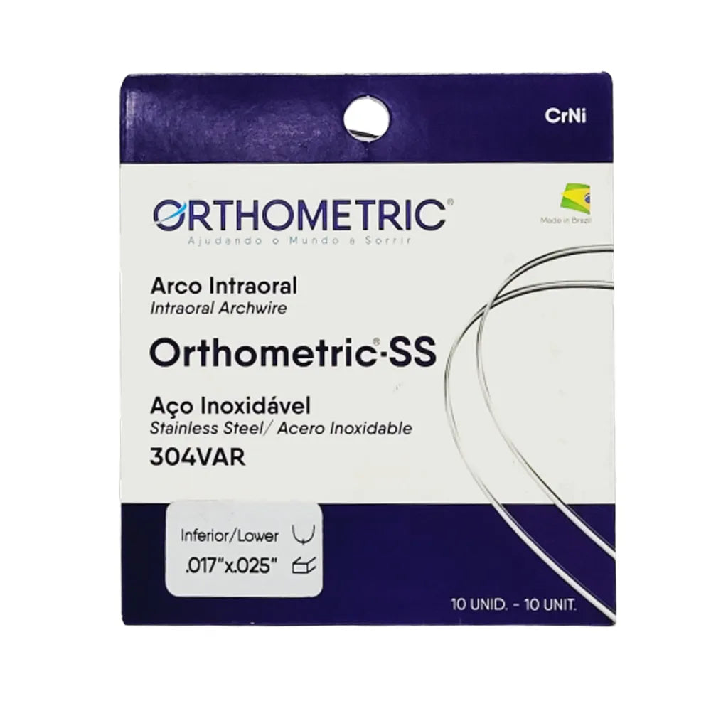 OrthoMetric SS Archwires - Rectangular (10/Pk)