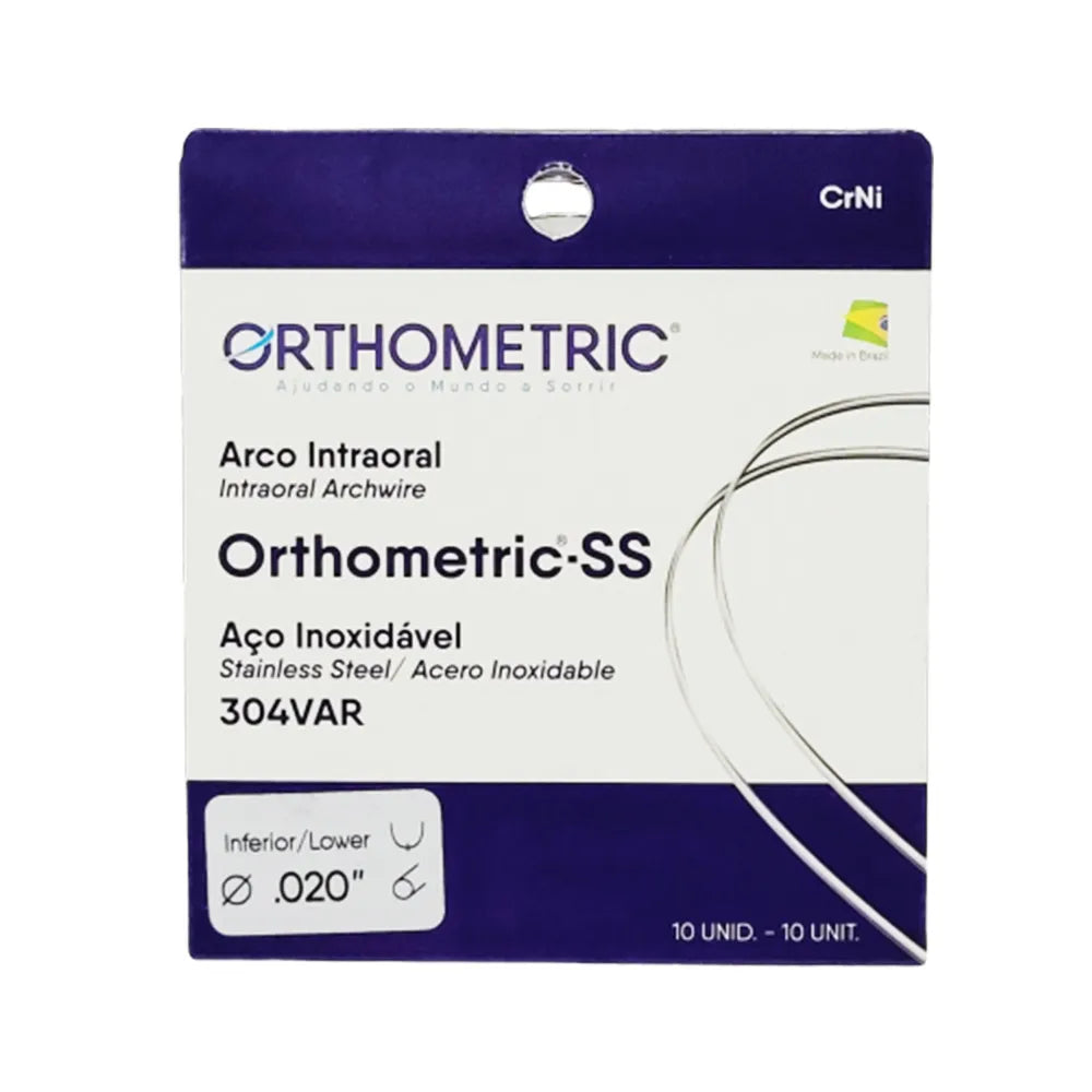 OrthoMetric SS Archwires - Round (10/Pk)