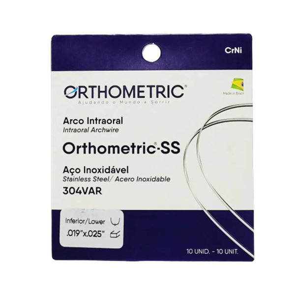 OrthoMetric SS Archwires - Rectangular (10/Pk)