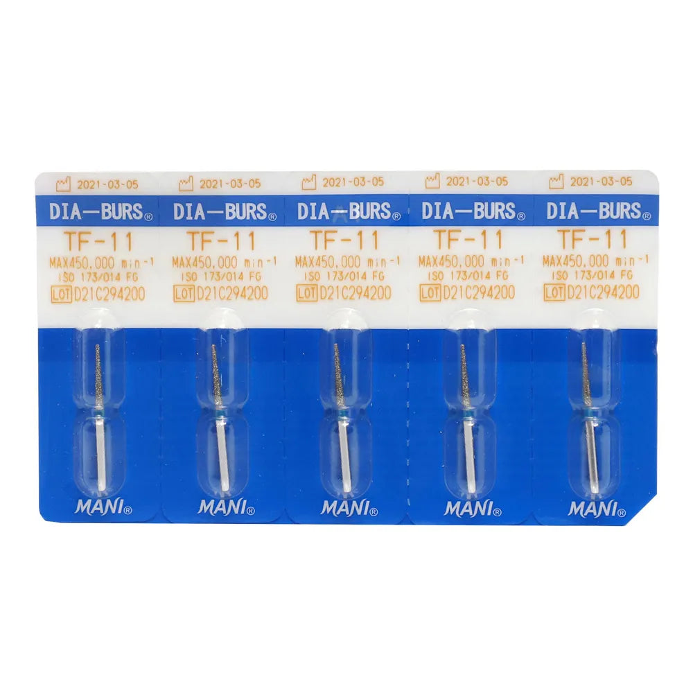 Mani Diamond Burs - Taper Flat End / Tf Series
