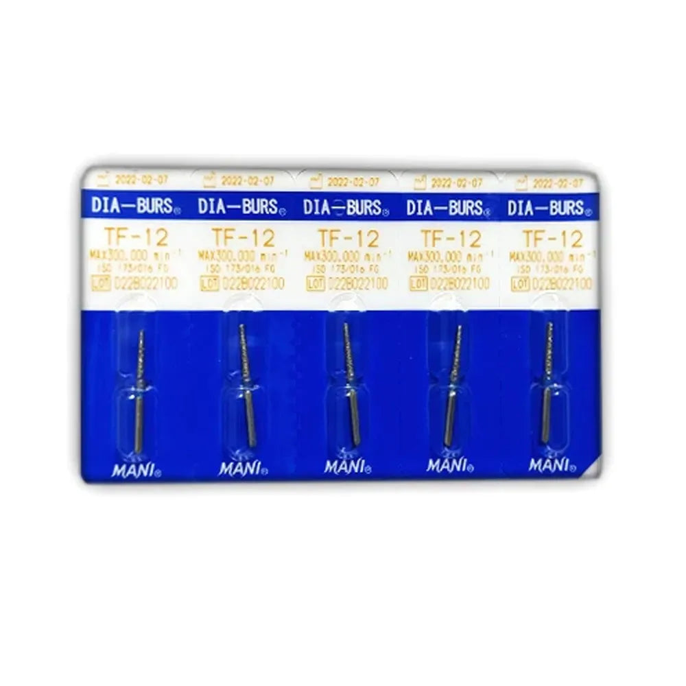 Mani Diamond Burs - Taper Flat End / Tf Series
