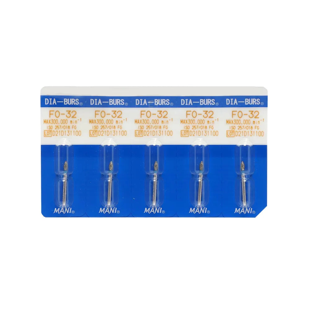 Mani Diamond Burs - Flame Ogival End / Fo Series