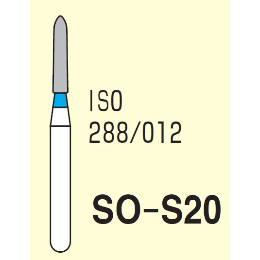 Mani Diamond Burs - Straight Ogival End / So Series