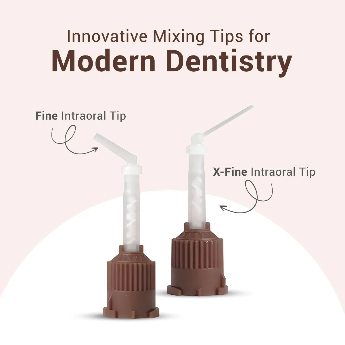 Cotisen High Performance Mixing Tips Brown Pack Of 50